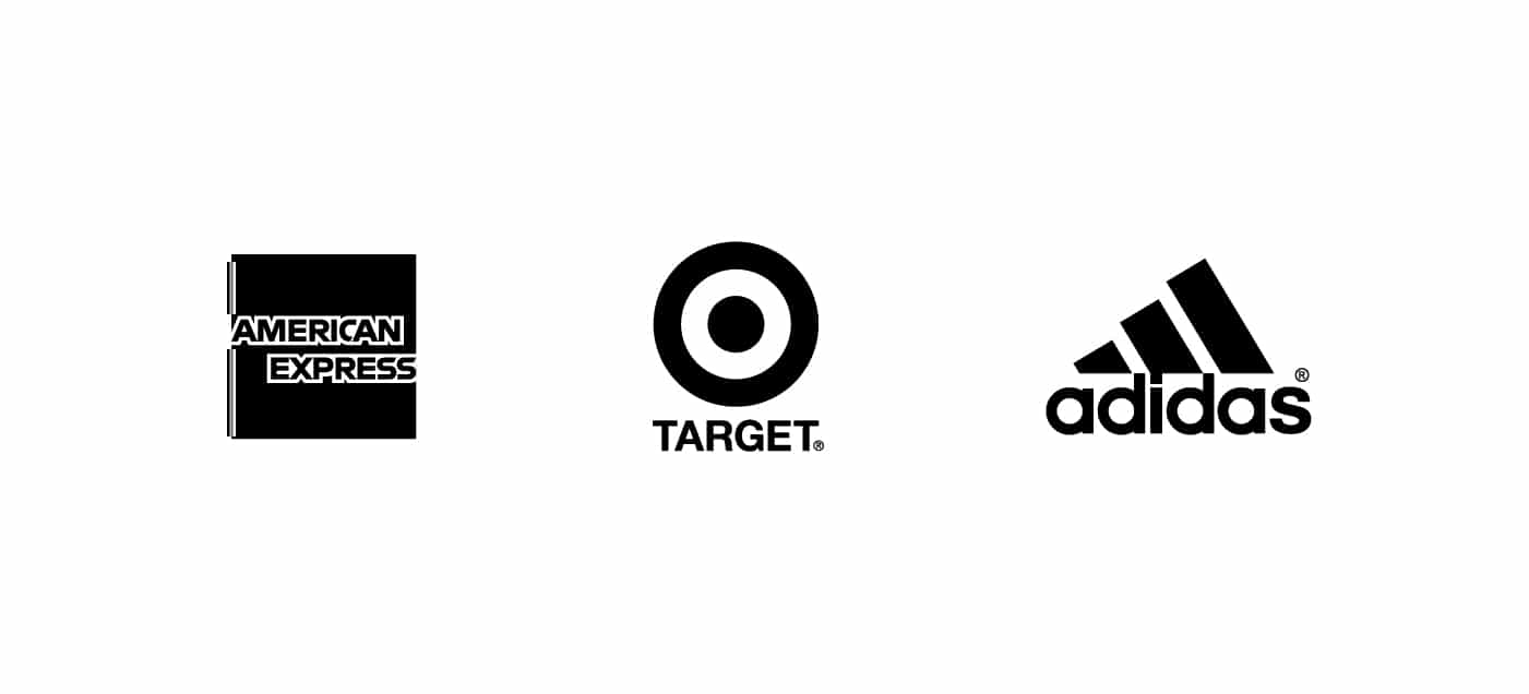 wells fargo, target, and adidas logos to demonstrate logo meaning